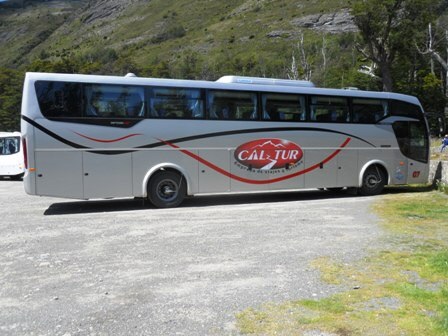 Bus Cal Tur au parc des glaciers